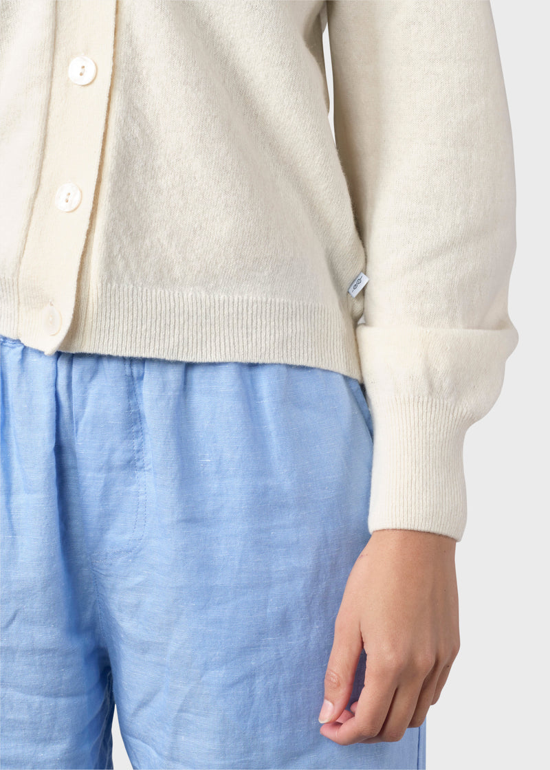 Masja knit cardigan - Cream – klitmollercollective.com
