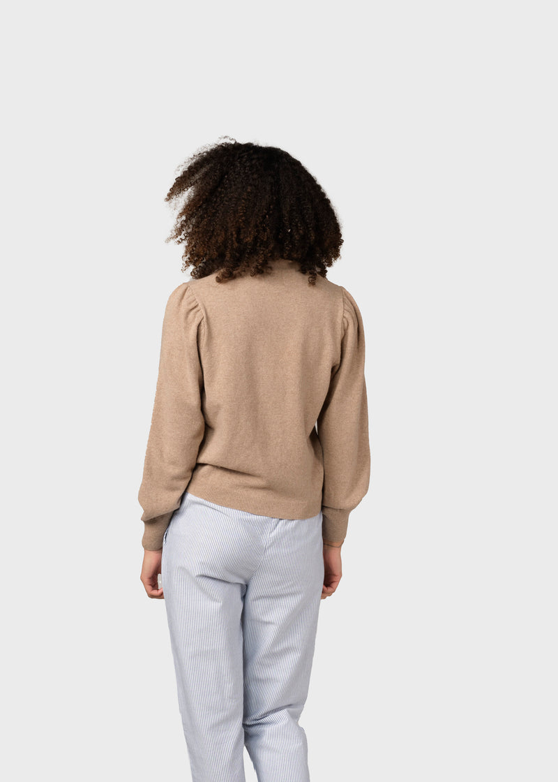 Klitmøller Collective ApS Masja knit cardigan Knitted sweaters Sand