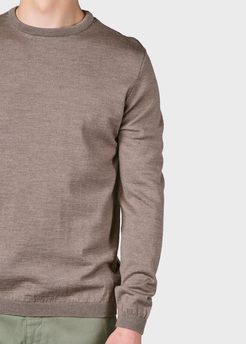 ASKET - Merino Sweater Dark Navy - Merino Wool - Mens