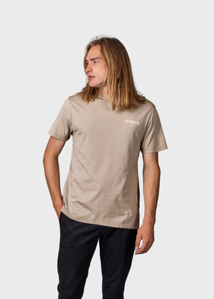 Klitmøller Collective ApS Mens small logo tee T-Shirts Sand