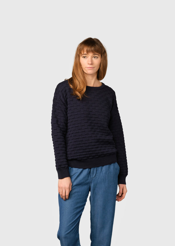 Klitmøller Collective ApS Pammi knit Knitted sweaters Navy