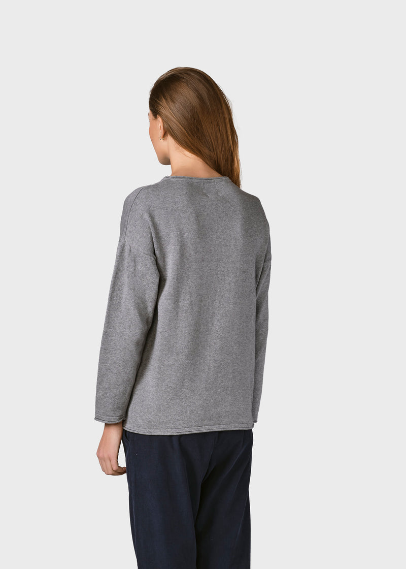 Klitmøller Collective ApS Patricia knit Knitted sweaters Light grey