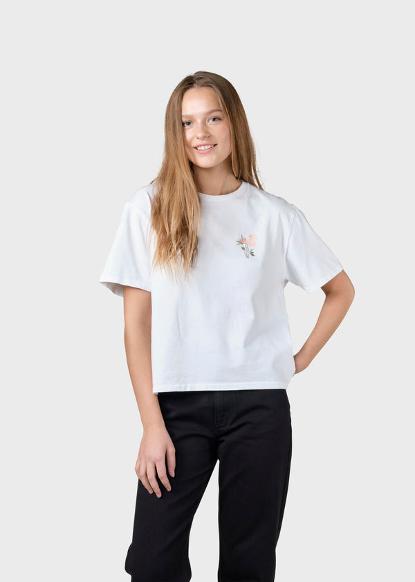 Klitmøller Collective ApS Savannah tee T-Shirts White/rose