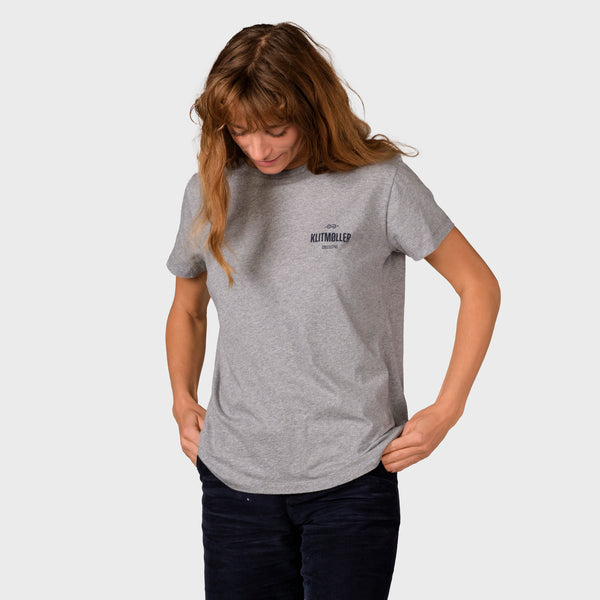 Grey melange t shirt hotsell